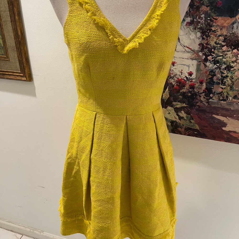 Trina Turk Vibrant Yellow Mini Dress